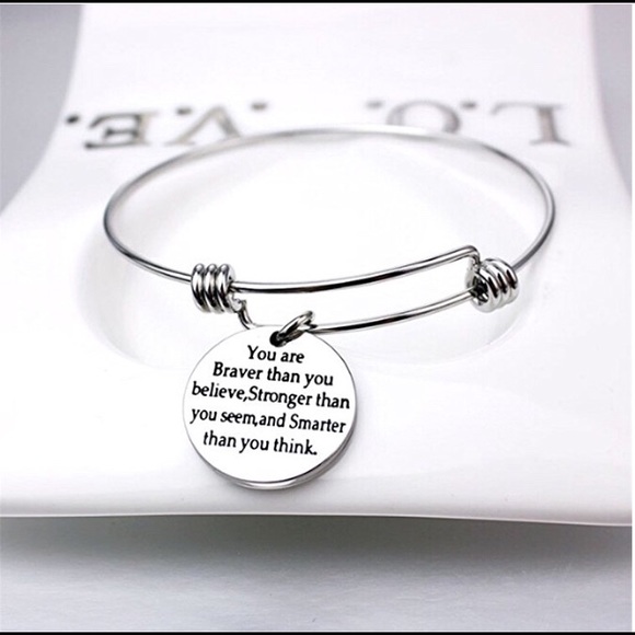 CL🛑Last 1 Inspirational Extendable Bracelet Brave - Picture 4 of 4